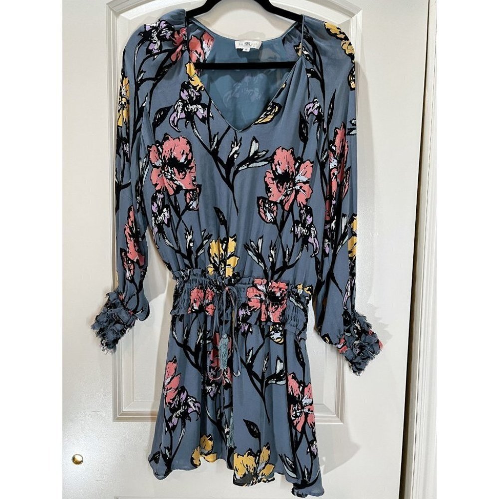 Ramy Brook Blue Floral Milene Dress $465 - Picture 7 of 10
